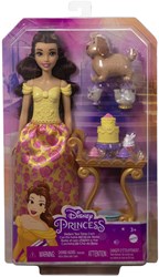 Fisher-Price Disney Princess Belle carrello da tè giocattolo bambola