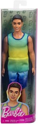 Bambola Barbie Ken fashion top canotta blu-verde fashionista
