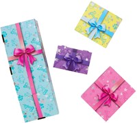 Mattel bambola Barbie set sorpresa compleanno animale con ciocche blu-3