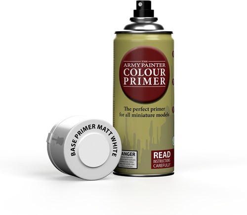 The Army Painter primer giocattolo - Matt White 400ml spray acrilico