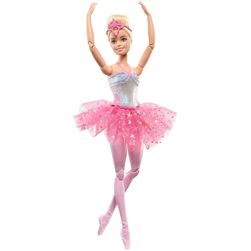 Bambola ballerina Barbie con luci - Dreamtopia abito rosa