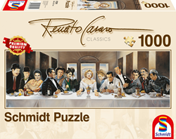 Schmidt puzzle Panorama Invitation - 1000 pezzi - classici del cinema