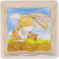 Goki 57495 Puzzle con formine