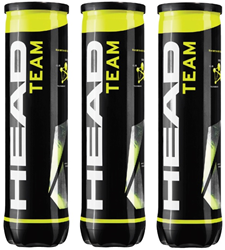 Head set di palline da tennis - Team Pack di 12 palline resistenti