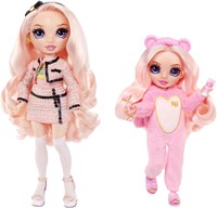 Bambola fashion Rainbow High junior high pigiama party Bella rosa 23 cm giocattolo-3