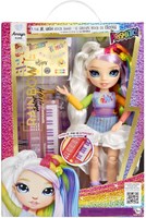 Bambola fashion Rainbow High Jr High Amaya - bambola rock colorata con tastiera