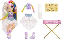 Bambola fashion Rainbow High Jr High Amaya - bambola rock colorata con tastiera-3
