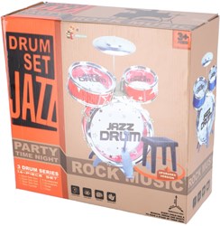 Drumstel met stoel rock music