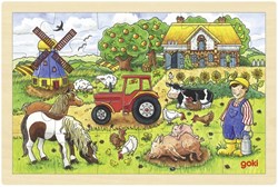 Goki 57891 Frame puzzle 24 pezzo(i)