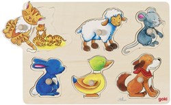Goki 57929 Puzzle con formine 6 pezzo(i)