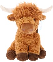 Pluchiez peluche mucca Highland scozzese 28 cm giocattolo-2