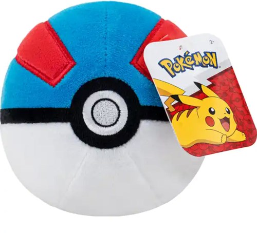 Pokeball peluche giocattolo Pokémon - morbida palla coccolosa-3
