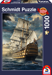 Schmidt puzzle veliero puzzle - 1000 pezzi - nostalgia e storia