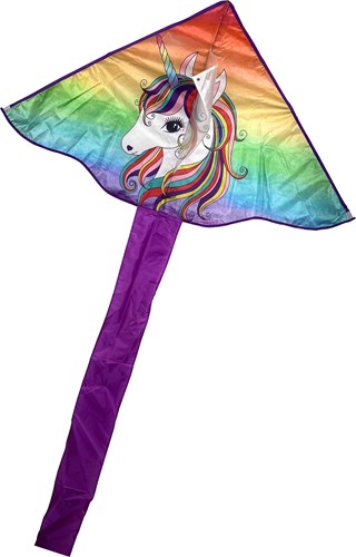 HOT Sports + Toys Aquilone Unicorn Rainbowtail 115x65cm.