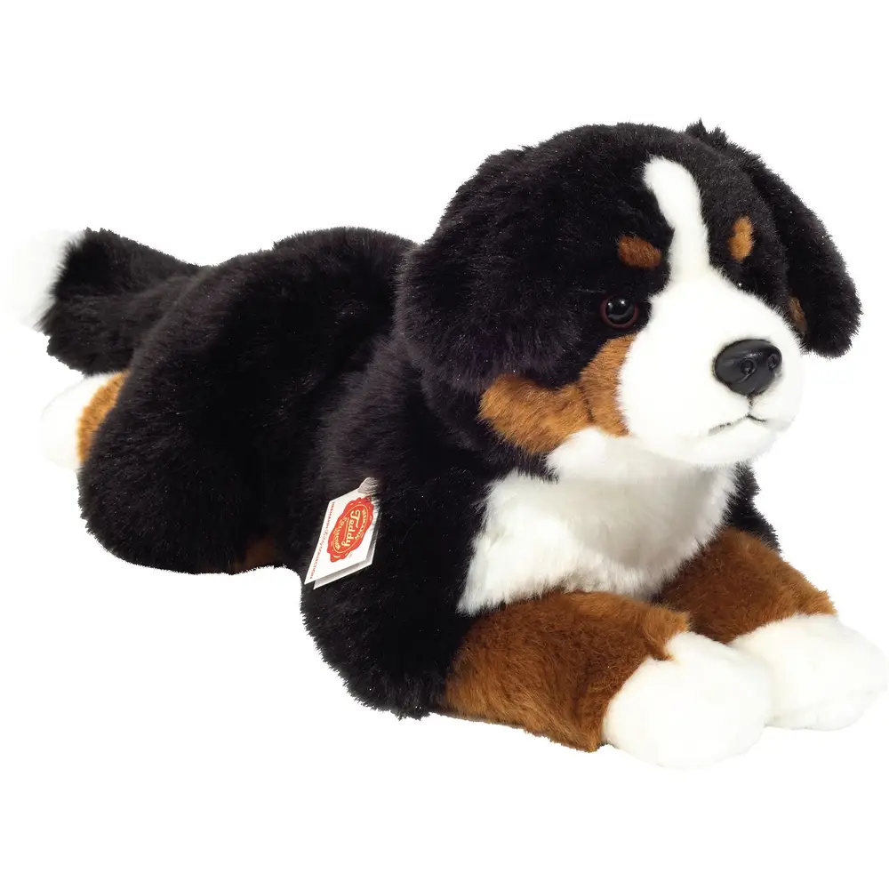 Hermann Teddy peluche Berner Sennenhund sdraiato 40 cm cane morbido