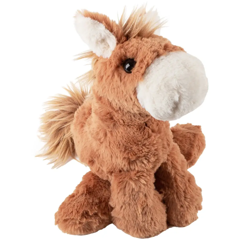 sigikid cavallo peluche giocattolo extra morbido marrone multicolore