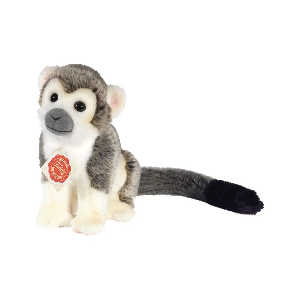 Hermann Teddy peluche scimmia grigia 17 cm giocattolo morbido