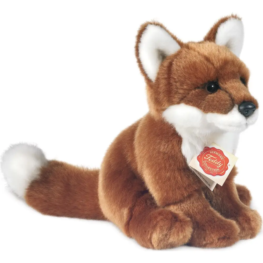 Hermann Teddy peluche volpe giocattolo morbido rosso 20 cm animale bosco