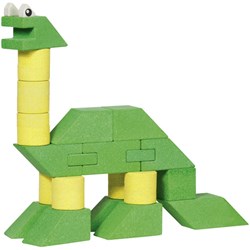 Goki set di costruzione dinosauro - set creativo in pietra per bambini