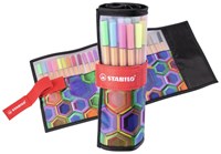 Stabilo Fineliner point 88 rollerset - 25 colori - Edizione Arty