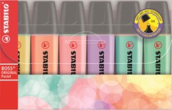Stabilo evidenziatore pastello astuccio 6 colori - BOSS ORIGINAL