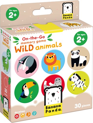 Banana Panda On-the-Go gioco memo animali selvatici 2+