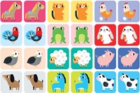 Banana Panda super size memo game farm animals 2+ - Banana Panda super size gioco memo animali della fattoria 2+-2