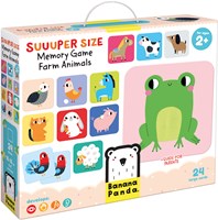 Banana Panda super size memo game farm animals 2+ - Banana Panda super size gioco memo animali della fattoria 2+