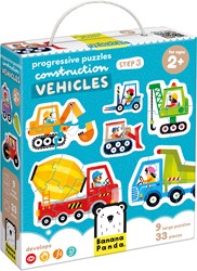 Banana Panda Puzzle Step by Step Veicoli 2+
