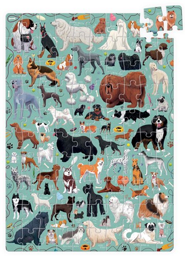 Banana Panda Puzzle love dogs (100 pezzi)-2
