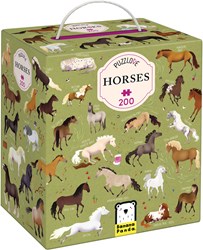 Banana Panda Puzzle love horses (200 pezzi) 7+