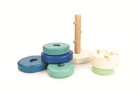 Bajo giocattolo in legno Torre del fumo gioco magico per bambini-2