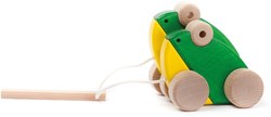 Bajo giocattolo in legno Double Frogs - set di rane colorate