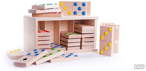 Bajo Domino XXL blocchi domino in legno giocattolo educativo bambini