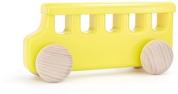 Bajo scuolabus in legno giocattolo bus legno sostenibile