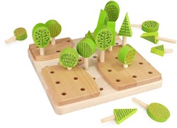 Bajo giocattolo in legno Forest Central Park - sostenibile e creativo