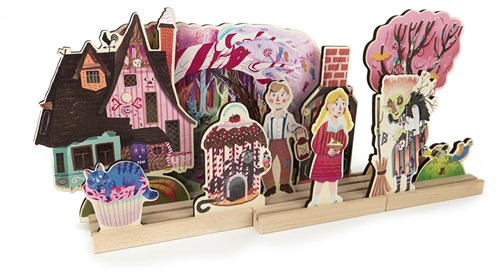 Bajo teatro Hansel e Gretel giocattolo in cartone - Jas i Malgosia