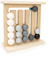 Bajo abaco da parete in legno giocattolo educativo colorato bambini-2