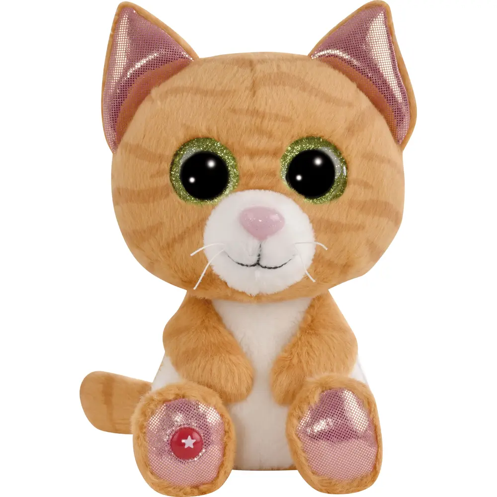 Nici peluche gatto Glubschis tigrato Tabbrey 15cm giocattolo