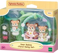 Sylvanian Families cuccioli di cervo set altalena fiorita 3 personaggi