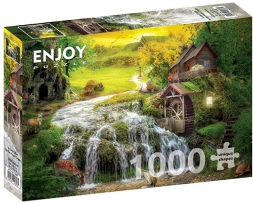 Enjoy Puzzle puzzle Magic Creek Cabin - 1000 pezzi adulti
