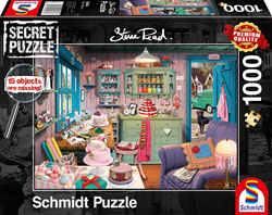 Schmidt puzzle Stanza della Nonna 1000 pezzi - Nostalgia e storia