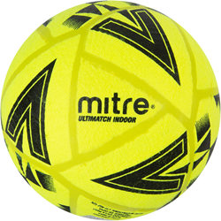 Mitre pallone calcio indoor Ultimatch giallo nero misura 4 indoor