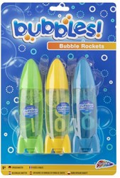 Grafix razzi giocattolo bolle di sapone set 3 colori 70ML