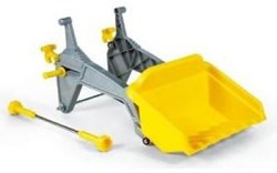Rolly Toys pala frontale giallo-argento per trattore a pedali 61x37x31 cm giocattolo