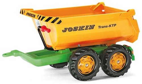 Rolly Toys rimorchio Halfpipe Joskin giallo - rimorchio giocattolo per trattore a pedali