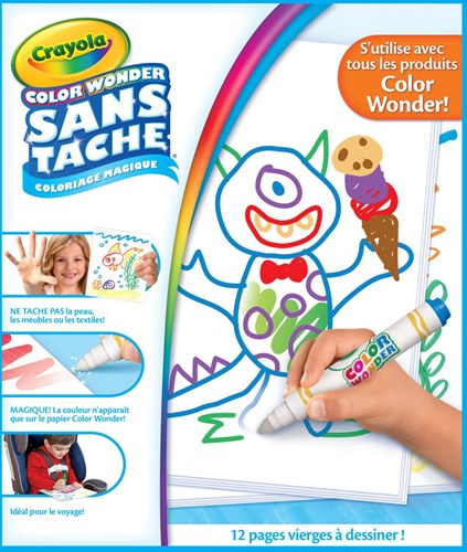 Crayola libro da colorare Color Wonder ricarica - carta da disegno creativa-2