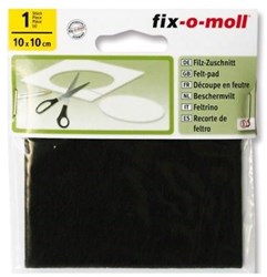 Fix-o-moll feltro protettivo mobili marrone 10x10cm salva pavimento