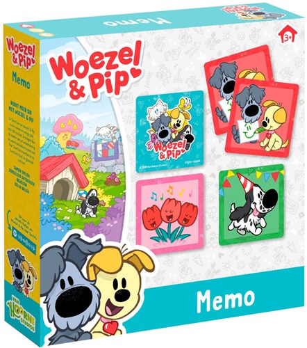 Bambolino Toys gioco memory Woezel & Pip - gioco educativo di memoria per bambini