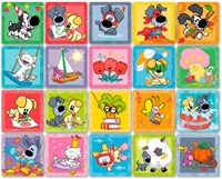 Bambolino Toys gioco memory Woezel & Pip - gioco educativo di memoria per bambini-2